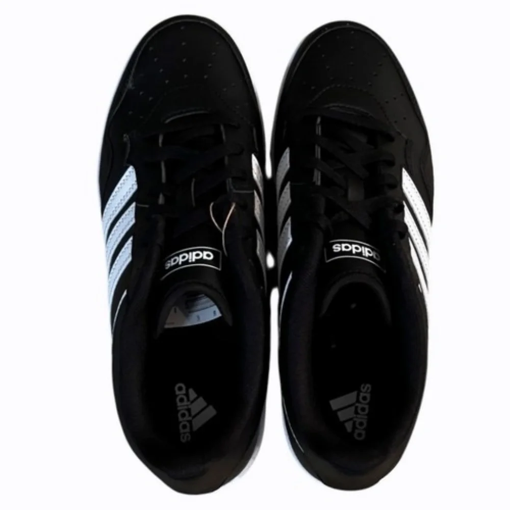 Adidas Mens Hoops 4.0 Basketball Shoes Size 10 Black White‎